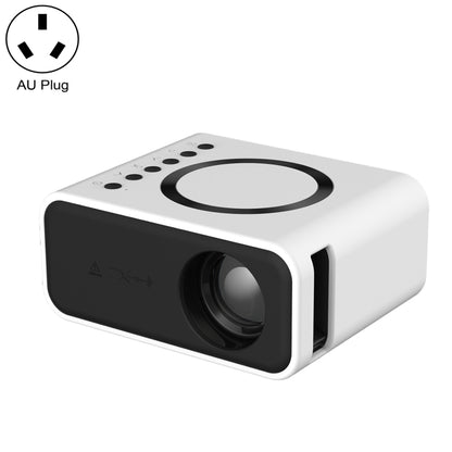 T300S 320x240 24 ANSI Lumens Mini LCD Projector รองรับหน้าจอเดียวกันแบบมีสายและไร้สาย, US Plug, EU Plug, UK Plug, AU Plug