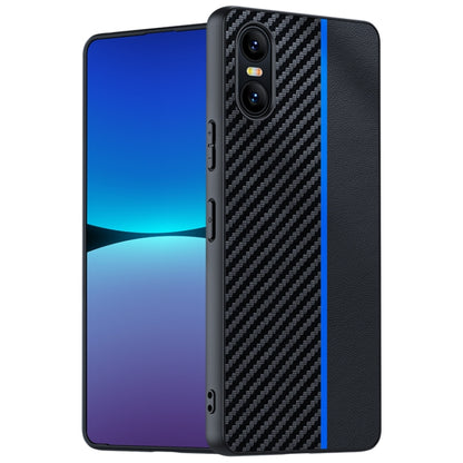 เคสโทรศัพท์พิมพ์พื้นผิวคาร์บอนไฟเบอร์บางเฉียบ, For Sony Xperia 10 VII, For Sony Xperia 1 VII, For Sony Xperia 10 VI, For Sony Xperia 1 VI, For Sony Xperia 1 V