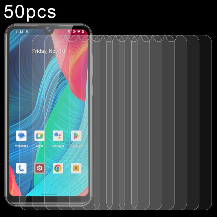50 ชิ้น 0.26 มม. 9H 2.5D ฟิล์มกระจกนิรภัย, For UNIWA K626, For UNIWA W555