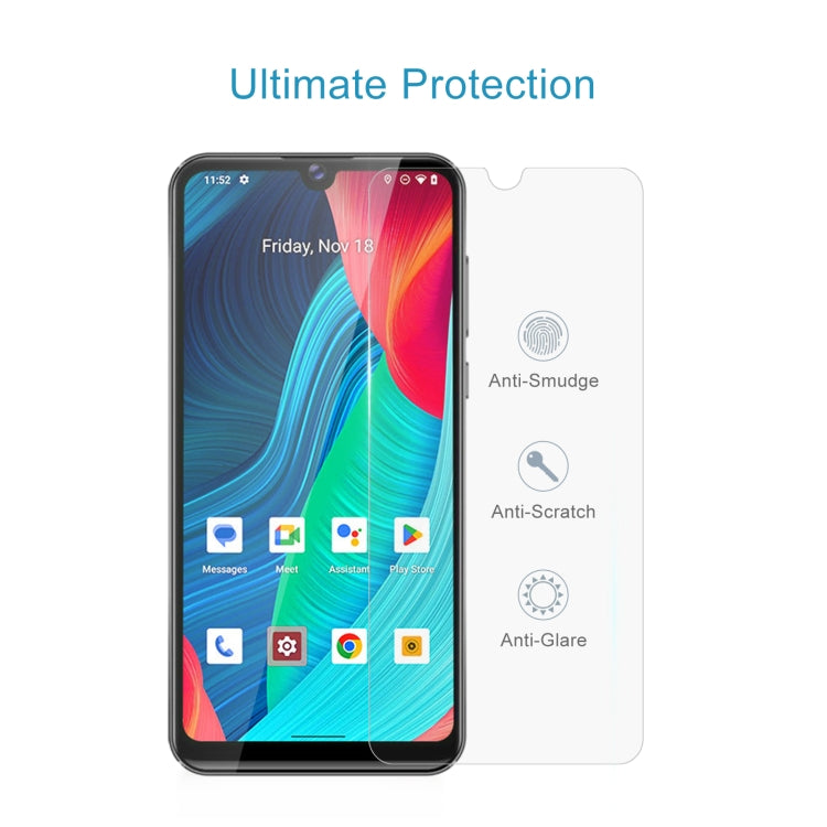 50 ชิ้น 0.26 มม. 9H 2.5D ฟิล์มกระจกนิรภัย, For UNIWA K626, For UNIWA W555