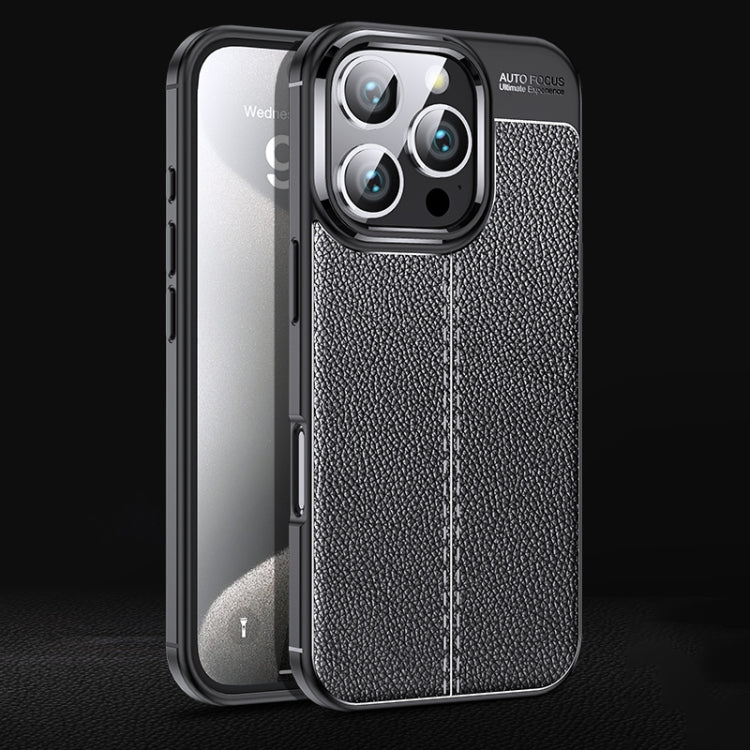เคสโทรศัพท์ TPU กันกระแทกเนื้อลิ้นจี่, For iPhone 16e / 17e, For iPhone 17 Pro Max, For iPhone 17 Pro, For iPhone 17, For iPhone Air, For iPhone 16 Pro Max, For iPhone 16 Pro, For iPhone 16 Plus, For iPhone 16, For iPhone 15 Pro Max, For iPhone 15 Pro ...