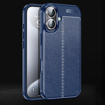 เคสโทรศัพท์ TPU กันกระแทกเนื้อลิ้นจี่, For iPhone 16e / 17e, For iPhone 17 Pro Max, For iPhone 17 Pro, For iPhone 17, For iPhone Air, For iPhone 16 Pro Max, For iPhone 16 Pro, For iPhone 16 Plus, For iPhone 16, For iPhone 15 Pro Max, For iPhone 15 Pro ...