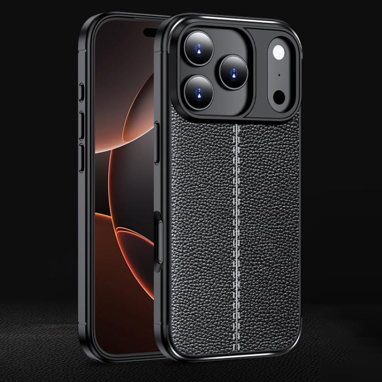 เคสโทรศัพท์ TPU กันกระแทกเนื้อลิ้นจี่, For iPhone 16e / 17e, For iPhone 17 Pro Max, For iPhone 17 Pro, For iPhone 17, For iPhone Air, For iPhone 16 Pro Max, For iPhone 16 Pro, For iPhone 16 Plus, For iPhone 16, For iPhone 15 Pro Max, For iPhone 15 Pro ...