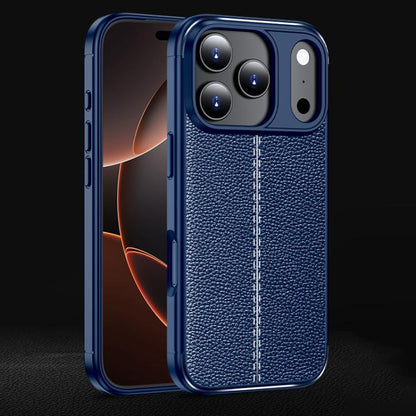 เคสโทรศัพท์ TPU กันกระแทกเนื้อลิ้นจี่, For iPhone 16e / 17e, For iPhone 17 Pro Max, For iPhone 17 Pro, For iPhone 17, For iPhone Air, For iPhone 16 Pro Max, For iPhone 16 Pro, For iPhone 16 Plus, For iPhone 16, For iPhone 15 Pro Max, For iPhone 15 Pro ...
