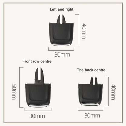 สำหรับ Buick LaCrosse 2016-2021 ซ้ายมือรถเครื่องปรับอากาศ Air Outlet Paddle 26680098, Front Row Left Side, Front Row Middle Left Side, Front Row Middle Right Side, Front Row Right Side, Rear Row Middle Left Side, Rear Row Middle Right Side