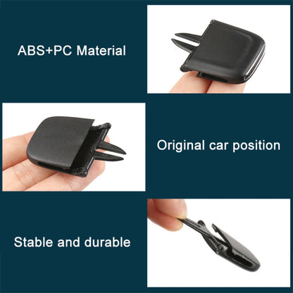 สำหรับ Buick LaCrosse 2016-2021 ซ้ายมือรถเครื่องปรับอากาศ Air Outlet Paddle 26680098, Front Row Left Side, Front Row Middle Left Side, Front Row Middle Right Side, Front Row Right Side, Rear Row Middle Left Side, Rear Row Middle Right Side