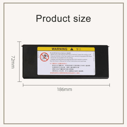 สำหรับ Buick/Chevrolet พวงมาลัยซ้ายรถ Sun Visor กระจกแต่งหน้า 23196443, For Buick (Black), For Buick (Cream), For Buick (Grey), For Buick (Dark Beige), For Buick (Light Beige)