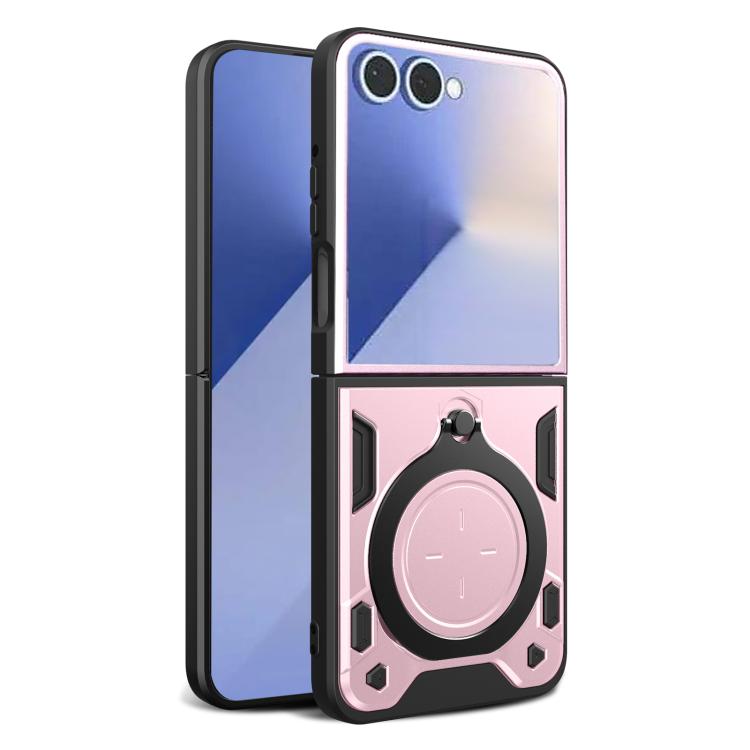 เคสโทรศัพท์ที่วางแม่เหล็กพื้นผิวซีดี, For Samsung Galaxy Z Flip7, For Samsung Galaxy Z Flip5