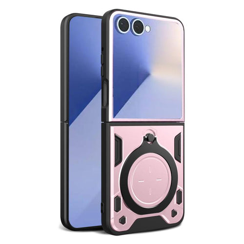 เคสโทรศัพท์ที่วางแม่เหล็กพื้นผิวซีดี, For Samsung Galaxy Z Flip7, For Samsung Galaxy Z Flip5