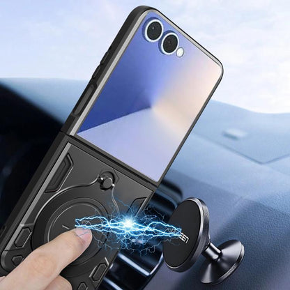 เคสโทรศัพท์ที่วางแม่เหล็กพื้นผิวซีดี, For Samsung Galaxy Z Flip7, For Samsung Galaxy Z Flip5