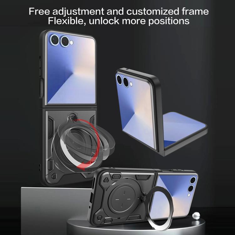 เคสโทรศัพท์ที่วางแม่เหล็กพื้นผิวซีดี, For Samsung Galaxy Z Flip7, For Samsung Galaxy Z Flip5