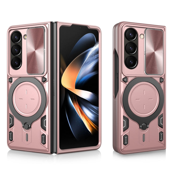 ซองใส่โทรศัพท์แบบแม่เหล็ก Camshield แบบเลื่อนพื้นผิวซีดี, For Samsung Galaxy Z Fold7, For Samsung Galaxy Z Fold5