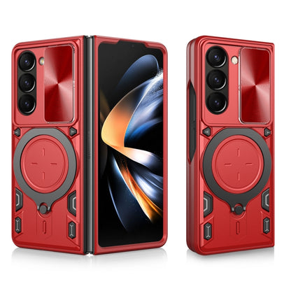 ซองใส่โทรศัพท์แบบแม่เหล็ก Camshield แบบเลื่อนพื้นผิวซีดี, For Samsung Galaxy Z Fold7, For Samsung Galaxy Z Fold5