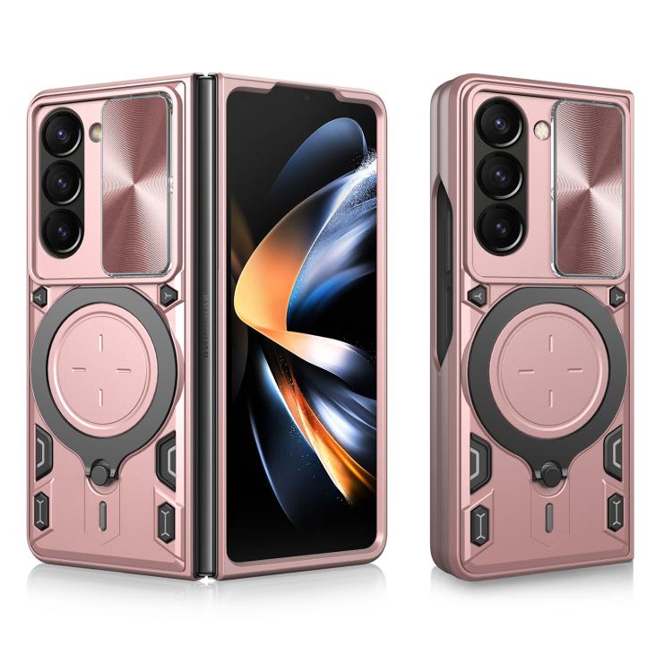 ซองใส่โทรศัพท์แบบแม่เหล็ก Camshield แบบเลื่อนพื้นผิวซีดี, For Samsung Galaxy Z Fold7, For Samsung Galaxy Z Fold5