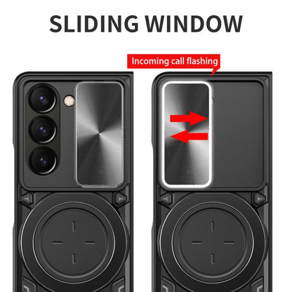 ซองใส่โทรศัพท์แบบแม่เหล็ก Camshield แบบเลื่อนพื้นผิวซีดี, For Samsung Galaxy Z Fold7, For Samsung Galaxy Z Fold5