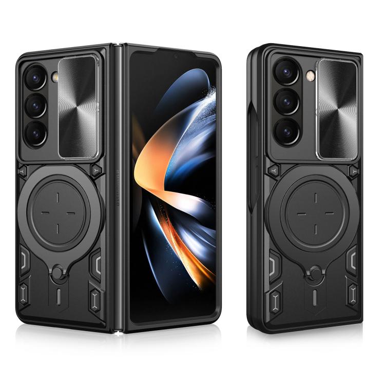 ซองใส่โทรศัพท์แบบแม่เหล็ก Camshield แบบเลื่อนพื้นผิวซีดี, For Samsung Galaxy Z Fold7, For Samsung Galaxy Z Fold5