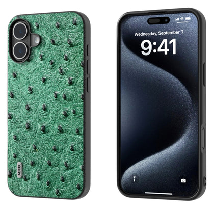 ABEEL เคสโทรศัพท์หนังแท้ลายนกกระจอกเทศ, For iPhone 16 Pro Max, For iPhone 16 Pro, For iPhone 16 Plus, For iPhone 16, For iPhone 15 Pro Max, For iPhone 15 Pro, For iPhone 15 Plus, For iPhone 15, For iPhone 14 Plus, For iPhone 14, For iPhone 14 Pro      ...