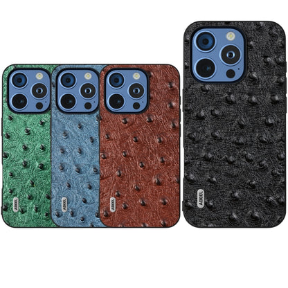 ABEEL เคสโทรศัพท์หนังแท้ลายนกกระจอกเทศ, For iPhone 16 Pro Max, For iPhone 16 Pro, For iPhone 16 Plus, For iPhone 16, For iPhone 15 Pro Max, For iPhone 15 Pro, For iPhone 15 Plus, For iPhone 15, For iPhone 14 Plus, For iPhone 14, For iPhone 14 Pro      ...