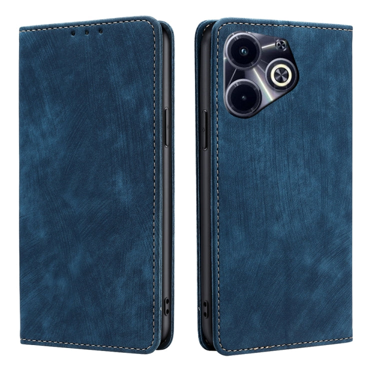 RFID Anti-theft Brush Magnetic Leather Phone Case, For Infinix Hot 50 4G, For Infinix Hot 50 5G, For Infinix Zero 40 4G, For Infinix Note 40 5G, For Infinix Note 40 Pro 4G, For Infinix Note 40 Pro 5G, For Infinix Note 40 4G, For Infinix Hot 40i        ...