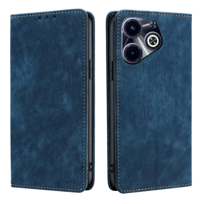 RFID Anti-theft Brush Magnetic Leather Phone Case, For Infinix Hot 50 4G, For Infinix Hot 50 5G, For Infinix Zero 40 4G, For Infinix Note 40 5G, For Infinix Note 40 Pro 4G, For Infinix Note 40 Pro 5G, For Infinix Note 40 4G, For Infinix Hot 40i        ...