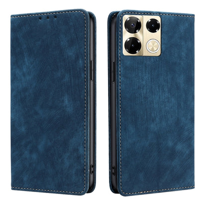 RFID Anti-theft Brush Magnetic Leather Phone Case, For Infinix Hot 50 4G, For Infinix Hot 50 5G, For Infinix Zero 40 4G, For Infinix Note 40 5G, For Infinix Note 40 Pro 4G, For Infinix Note 40 Pro 5G, For Infinix Note 40 4G, For Infinix Hot 40i        ...