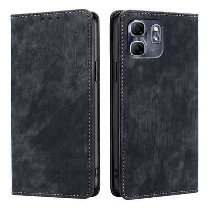 RFID Anti-theft Brush Magnetic Leather Phone Case, For Infinix Hot 60 5G, For Infinix Hot 60 Pro+ 4G, For Infinix Hot 60 Pro 4G, For Infinix Smart 10 4G, For Infinix Note 50s 5G, For Infinix Note 50x 5G, For Infinix Note 50 Pro+ 5G, For Infinix Note 50...