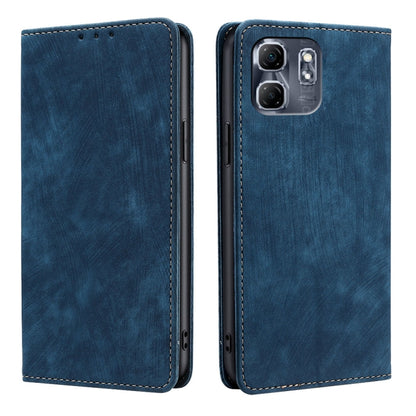 RFID Anti-theft Brush Magnetic Leather Phone Case, For Infinix Hot 60 5G, For Infinix Hot 60 Pro+ 4G, For Infinix Hot 60 Pro 4G, For Infinix Smart 10 4G, For Infinix Note 50s 5G, For Infinix Note 50x 5G, For Infinix Note 50 Pro+ 5G, For Infinix Note 50...