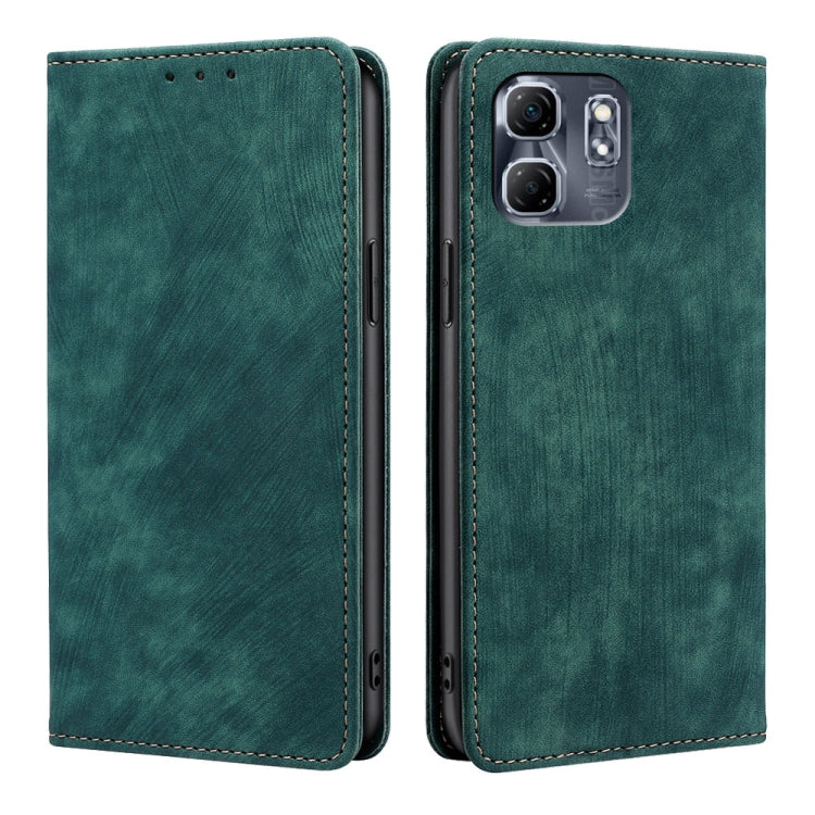 RFID Anti-theft Brush Magnetic Leather Phone Case, For Infinix Hot 60 5G, For Infinix Hot 60 Pro+ 4G, For Infinix Hot 60 Pro 4G, For Infinix Smart 10 4G, For Infinix Note 50s 5G, For Infinix Note 50x 5G, For Infinix Note 50 Pro+ 5G, For Infinix Note 50...