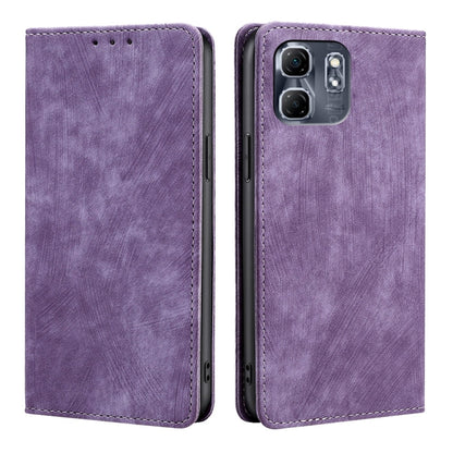 RFID Anti-theft Brush Magnetic Leather Phone Case, For Infinix Hot 60 5G, For Infinix Hot 60 Pro+ 4G, For Infinix Hot 60 Pro 4G, For Infinix Smart 10 4G, For Infinix Note 50s 5G, For Infinix Note 50x 5G, For Infinix Note 50 Pro+ 5G, For Infinix Note 50...