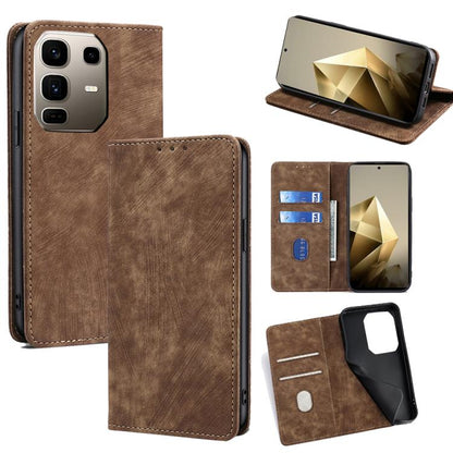 RFID Anti-theft Brush Magnetic Leather Phone Case, For Infinix Hot 60 5G, For Infinix Hot 60 Pro+ 4G, For Infinix Hot 60 Pro 4G, For Infinix Smart 10 4G, For Infinix Note 50s 5G, For Infinix Note 50x 5G, For Infinix Note 50 Pro+ 5G, For Infinix Note 50...
