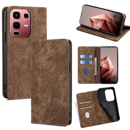 RFID Anti-theft Brush Magnetic Leather Phone Case, For Infinix Hot 60 5G, For Infinix Hot 60 Pro+ 4G, For Infinix Hot 60 Pro 4G, For Infinix Smart 10 4G, For Infinix Note 50s 5G, For Infinix Note 50x 5G, For Infinix Note 50 Pro+ 5G, For Infinix Note 50...