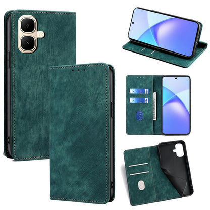 RFID Anti-theft Brush Magnetic Leather Phone Case, For Infinix Hot 60 5G, For Infinix Hot 60 Pro+ 4G, For Infinix Hot 60 Pro 4G, For Infinix Smart 10 4G, For Infinix Note 50s 5G, For Infinix Note 50x 5G, For Infinix Note 50 Pro+ 5G, For Infinix Note 50...