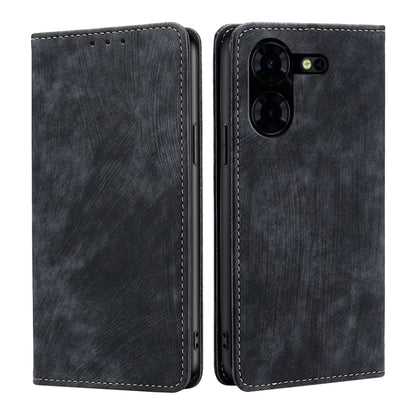 RFID Anti-theft Brush Magnetic Leather Phone Case, For Tecno Spark 30 4G, For Tecno Pova 6 Neo 5G, For Tecno Spark 30C 4G, For Tecno Camon 30 Premier 5G, For Tecno Pova 6 Neo 4G, For Tecno Camon 30 Pro 5G, For Tecno Camon 30, For Tecno Pova 5 Pro      ...