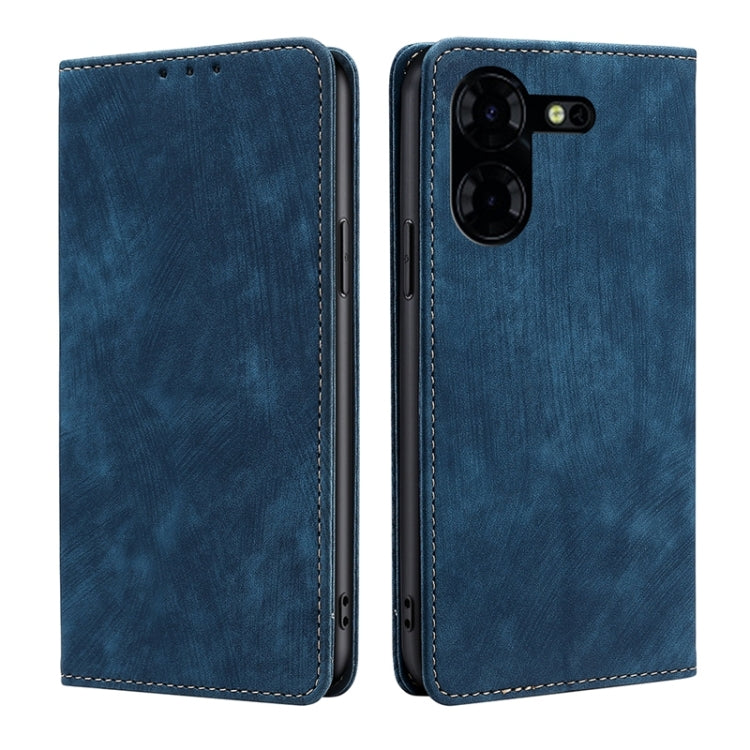 RFID Anti-theft Brush Magnetic Leather Phone Case, For Tecno Spark 30 4G, For Tecno Pova 6 Neo 5G, For Tecno Spark 30C 4G, For Tecno Camon 30 Premier 5G, For Tecno Pova 6 Neo 4G, For Tecno Camon 30 Pro 5G, For Tecno Camon 30, For Tecno Pova 5 Pro      ...
