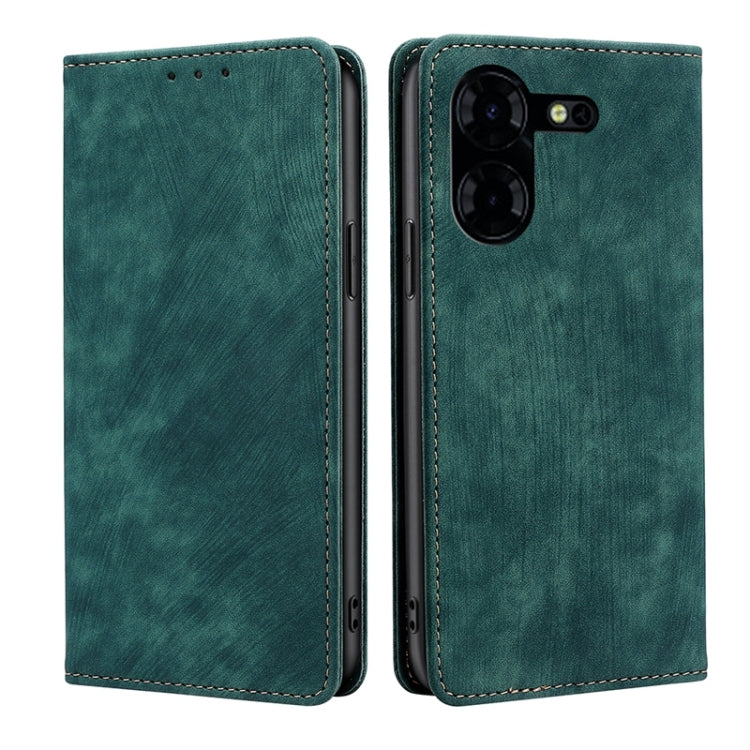 RFID Anti-theft Brush Magnetic Leather Phone Case, For Tecno Spark 30 4G, For Tecno Pova 6 Neo 5G, For Tecno Spark 30C 4G, For Tecno Camon 30 Premier 5G, For Tecno Pova 6 Neo 4G, For Tecno Camon 30 Pro 5G, For Tecno Camon 30, For Tecno Pova 5 Pro      ...