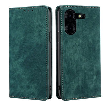 RFID Anti-theft Brush Magnetic Leather Phone Case, For Tecno Spark 30 4G, For Tecno Pova 6 Neo 5G, For Tecno Spark 30C 4G, For Tecno Camon 30 Premier 5G, For Tecno Pova 6 Neo 4G, For Tecno Camon 30 Pro 5G, For Tecno Camon 30, For Tecno Pova 5 Pro      ...