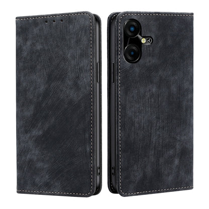 RFID Anti-theft Brush Magnetic Leather Phone Case, For Tecno Spark 30 4G, For Tecno Pova 6 Neo 5G, For Tecno Spark 30C 4G, For Tecno Camon 30 Premier 5G, For Tecno Pova 6 Neo 4G, For Tecno Camon 30 Pro 5G, For Tecno Camon 30, For Tecno Pova 5 Pro      ...
