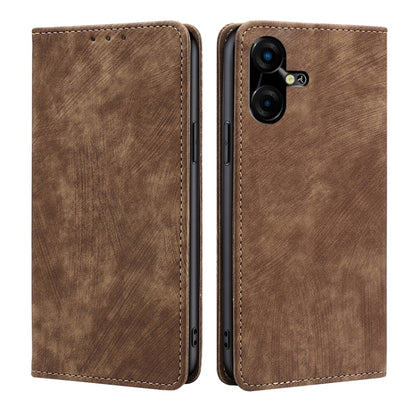 RFID Anti-theft Brush Magnetic Leather Phone Case, For Tecno Spark 30 4G, For Tecno Pova 6 Neo 5G, For Tecno Spark 30C 4G, For Tecno Camon 30 Premier 5G, For Tecno Pova 6 Neo 4G, For Tecno Camon 30 Pro 5G, For Tecno Camon 30, For Tecno Pova 5 Pro      ...