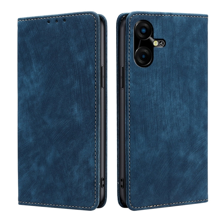 RFID Anti-theft Brush Magnetic Leather Phone Case, For Tecno Spark 30 4G, For Tecno Pova 6 Neo 5G, For Tecno Spark 30C 4G, For Tecno Camon 30 Premier 5G, For Tecno Pova 6 Neo 4G, For Tecno Camon 30 Pro 5G, For Tecno Camon 30, For Tecno Pova 5 Pro      ...