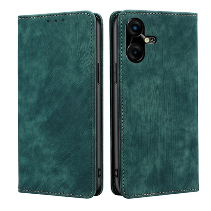 RFID Anti-theft Brush Magnetic Leather Phone Case, For Tecno Spark 30 4G, For Tecno Pova 6 Neo 5G, For Tecno Spark 30C 4G, For Tecno Camon 30 Premier 5G, For Tecno Pova 6 Neo 4G, For Tecno Camon 30 Pro 5G, For Tecno Camon 30, For Tecno Pova 5 Pro      ...