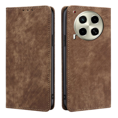 RFID Anti-theft Brush Magnetic Leather Phone Case, For Tecno Spark 30 4G, For Tecno Pova 6 Neo 5G, For Tecno Spark 30C 4G, For Tecno Camon 30 Premier 5G, For Tecno Pova 6 Neo 4G, For Tecno Camon 30 Pro 5G, For Tecno Camon 30, For Tecno Pova 5 Pro      ...