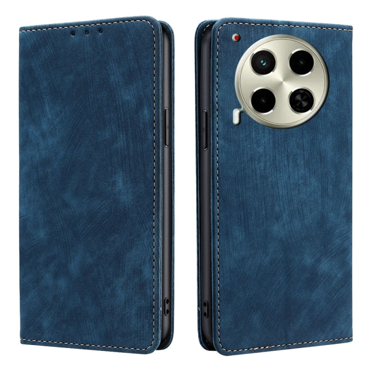 RFID Anti-theft Brush Magnetic Leather Phone Case, For Tecno Spark 30 4G, For Tecno Pova 6 Neo 5G, For Tecno Spark 30C 4G, For Tecno Camon 30 Premier 5G, For Tecno Pova 6 Neo 4G, For Tecno Camon 30 Pro 5G, For Tecno Camon 30, For Tecno Pova 5 Pro      ...