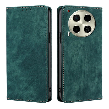 RFID Anti-theft Brush Magnetic Leather Phone Case, For Tecno Spark 30 4G, For Tecno Pova 6 Neo 5G, For Tecno Spark 30C 4G, For Tecno Camon 30 Premier 5G, For Tecno Pova 6 Neo 4G, For Tecno Camon 30 Pro 5G, For Tecno Camon 30, For Tecno Pova 5 Pro      ...