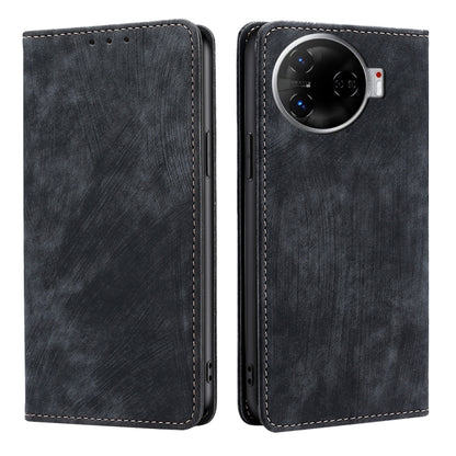 RFID Anti-theft Brush Magnetic Leather Phone Case, For Tecno Spark 30 4G, For Tecno Pova 6 Neo 5G, For Tecno Spark 30C 4G, For Tecno Camon 30 Premier 5G, For Tecno Pova 6 Neo 4G, For Tecno Camon 30 Pro 5G, For Tecno Camon 30, For Tecno Pova 5 Pro      ...