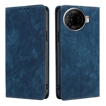 RFID Anti-theft Brush Magnetic Leather Phone Case, For Tecno Spark 30 4G, For Tecno Pova 6 Neo 5G, For Tecno Spark 30C 4G, For Tecno Camon 30 Premier 5G, For Tecno Pova 6 Neo 4G, For Tecno Camon 30 Pro 5G, For Tecno Camon 30, For Tecno Pova 5 Pro      ...