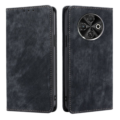 RFID Anti-theft Brush Magnetic Leather Phone Case, For Tecno Spark 30 4G, For Tecno Pova 6 Neo 5G, For Tecno Spark 30C 4G, For Tecno Camon 30 Premier 5G, For Tecno Pova 6 Neo 4G, For Tecno Camon 30 Pro 5G, For Tecno Camon 30, For Tecno Pova 5 Pro      ...