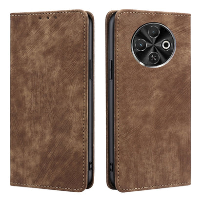 RFID Anti-theft Brush Magnetic Leather Phone Case, For Tecno Spark 30 4G, For Tecno Pova 6 Neo 5G, For Tecno Spark 30C 4G, For Tecno Camon 30 Premier 5G, For Tecno Pova 6 Neo 4G, For Tecno Camon 30 Pro 5G, For Tecno Camon 30, For Tecno Pova 5 Pro      ...