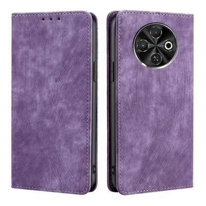 RFID Anti-theft Brush Magnetic Leather Phone Case, For Tecno Spark 30 4G, For Tecno Pova 6 Neo 5G, For Tecno Spark 30C 4G, For Tecno Camon 30 Premier 5G, For Tecno Pova 6 Neo 4G, For Tecno Camon 30 Pro 5G, For Tecno Camon 30, For Tecno Pova 5 Pro      ...