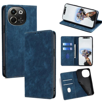RFID Anti-theft Brush Magnetic Leather Phone Case, For Tecno Spark 30 4G, For Tecno Pova 6 Neo 5G, For Tecno Spark 30C 4G, For Tecno Camon 30 Premier 5G, For Tecno Pova 6 Neo 4G, For Tecno Camon 30 Pro 5G, For Tecno Camon 30, For Tecno Pova 5 Pro      ...