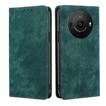 RFID Anti-theft Brush Magnetic Leather Phone Case, For Sharp Aquos R10, For Sharp Aqous wish5, For Sharp Aquos Wish4, For Sharp Aquos R9, For Sharp Aquos sense8, For Sharp Aquos R8 Pro SH-51D, For Sharp Aquos R8 SH-52D, For Sharp Aqous Wish 3